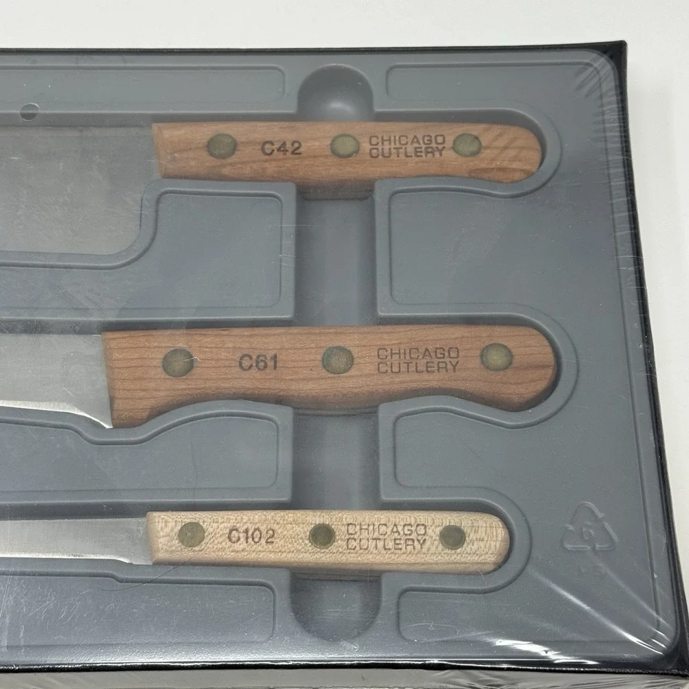 VINTAGE CHICAGO CUTLERY KNIFE- C42/C61/C102 Paring, Utility & Chefs Knife